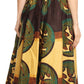 Sakkas African Dutch Ankara Wax Print Full Circle Skirt