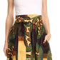 Sakkas African Dutch Ankara Wax Print Full Circle Skirt