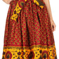 Sakkas African Dutch Ankara Wax Print Full Circle Skirt