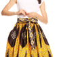 Sakkas African Dutch Ankara Wax Print Full Circle Skirt