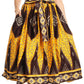 Sakkas African Dutch Ankara Wax Print Full Circle Skirt