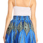 Sakkas African Dutch Ankara Wax Print Full Circle Skirt