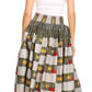 Sakkas African Dutch Ankara Wax Print Full Circle Skirt