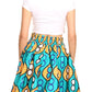 Sakkas African Dutch Ankara Wax Print Full Circle Skirt