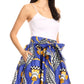 Sakkas African Dutch Ankara Wax Print Full Circle Skirt