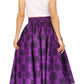 Sakkas Second African Dutch Ankara Wax Print Full Circle Skirt