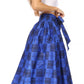 Sakkas Second African Dutch Ankara Wax Print Full Circle Skirt