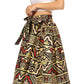 Sakkas Second African Dutch Ankara Wax Print Full Circle Skirt
