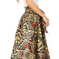 Sakkas Second African Dutch Ankara Wax Print Full Circle Skirt