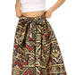 Sakkas Second African Dutch Ankara Wax Print Full Circle Skirt