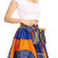 Sakkas African Dutch Ankara Wax Print Full Circle Skirt