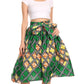 Sakkas African Dutch Ankara Wax Print Full Circle Skirt