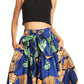 Sakkas African Dutch Ankara Wax Print Full Circle Skirt