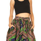 Sakkas African Dutch Ankara Wax Print Full Circle Skirt