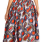 Sakkas African Dutch Ankara Wax Print Full Circle Skirt