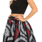 Sakkas African Dutch Ankara Wax Print Full Circle Skirt
