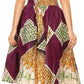 Sakkas African Dutch Ankara Wax Print Full Circle Skirt