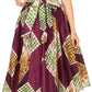 Sakkas African Dutch Ankara Wax Print Full Circle Skirt