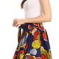 Sakkas African Dutch Ankara Wax Print Full Circle Skirt