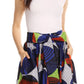 Sakkas African Dutch Ankara Wax Print Full Circle Skirt