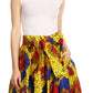 Sakkas African Dutch Ankara Wax Print Full Circle Skirt