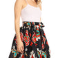 Sakkas African Dutch Ankara Wax Print Full Circle Skirt