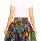 Sakkas African Dutch Ankara Wax Print Full Circle Skirt