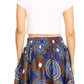 Sakkas African Dutch Ankara Wax Print Full Circle Skirt