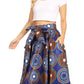 Sakkas African Dutch Ankara Wax Print Full Circle Skirt