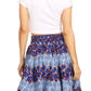 Sakkas African Dutch Ankara Wax Print Full Circle Skirt