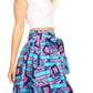 Sakkas African Dutch Ankara Wax Print Full Circle Skirt