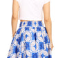 Sakkas African Dutch Ankara Wax Print Full Circle Skirt