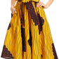 Sakkas African Dutch Ankara Wax Print Full Circle Skirt