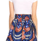 Sakkas African Dutch Ankara Wax Print Full Circle Skirt
