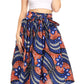 Sakkas African Dutch Ankara Wax Print Full Circle Skirt