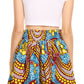 Sakkas African Dutch Ankara Wax Print Full Circle Skirt