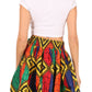 Sakkas African Dutch Ankara Wax Print Full Circle Skirt