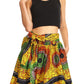 Sakkas African Dutch Ankara Wax Print Full Circle Skirt
