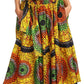 Sakkas African Dutch Ankara Wax Print Full Circle Skirt