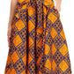 Sakkas African Dutch Ankara Wax Print Full Circle Skirt