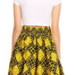 Sakkas African Dutch Ankara Wax Print Full Circle Skirt