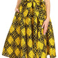 Sakkas African Dutch Ankara Wax Print Full Circle Skirt