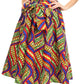 Sakkas African Dutch Ankara Wax Print Full Circle Skirt