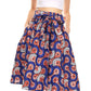 Sakkas African Dutch Ankara Wax Print Full Circle Skirt