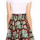 Sakkas African Dutch Ankara Wax Print Full Circle Skirt