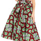 Sakkas African Dutch Ankara Wax Print Full Circle Skirt