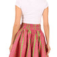 Sakkas African Dutch Ankara Wax Print Full Circle Skirt