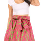 Sakkas African Dutch Ankara Wax Print Full Circle Skirt