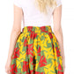 Sakkas African Dutch Ankara Wax Print Full Circle Skirt