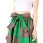Sakkas African Dutch Ankara Wax Print Full Circle Skirt